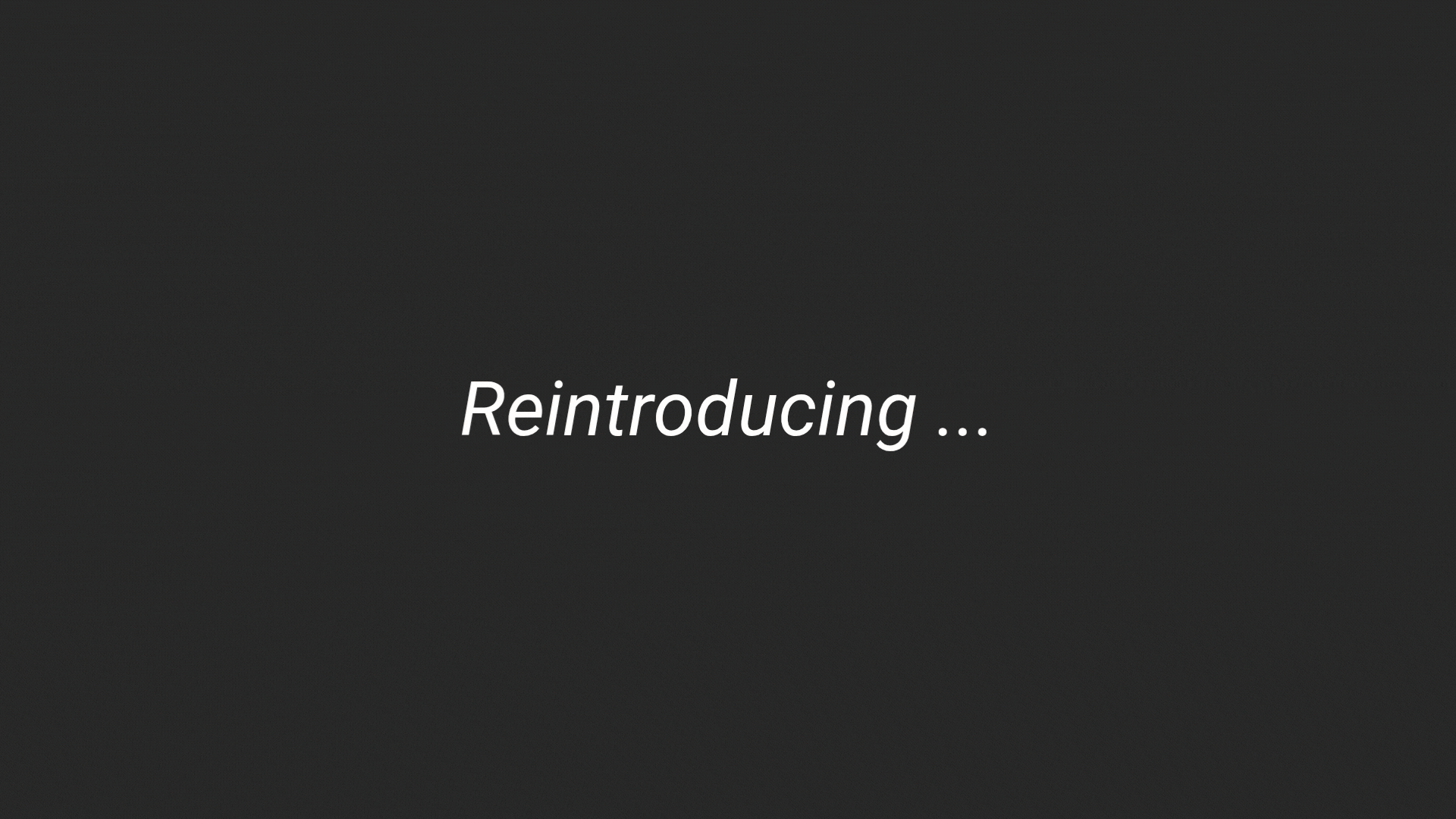 Homepage banner animation